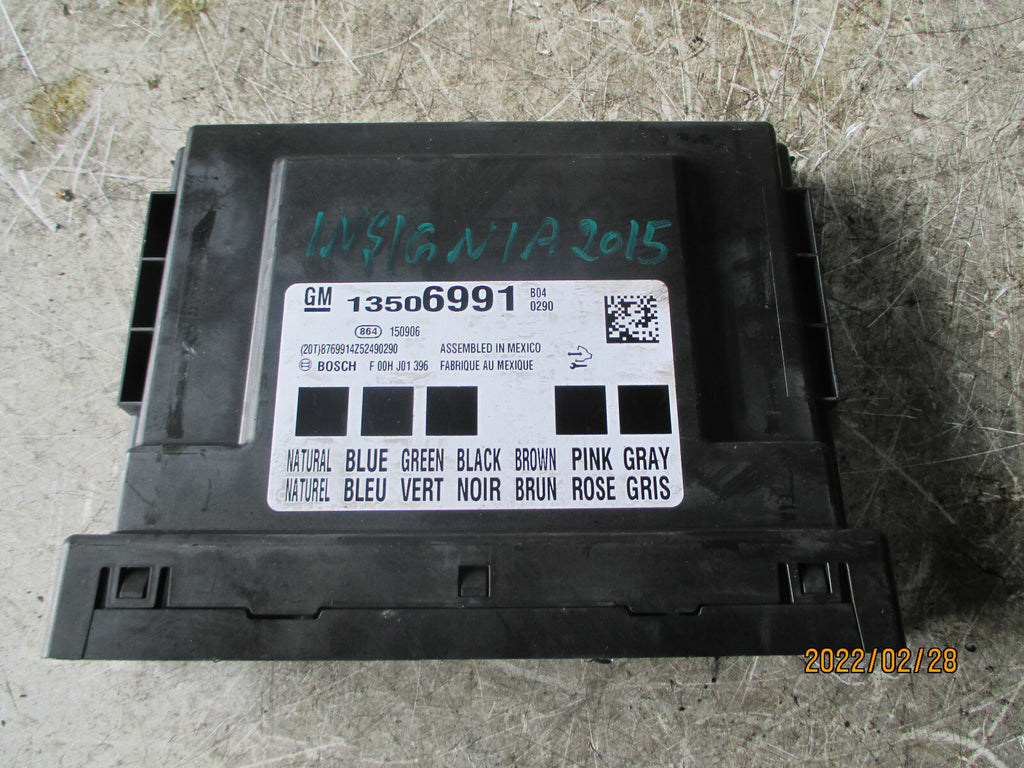 VAUXHALL INSIGNIA MK1 2015 COMFORT CONTROL MODULE 13506991
