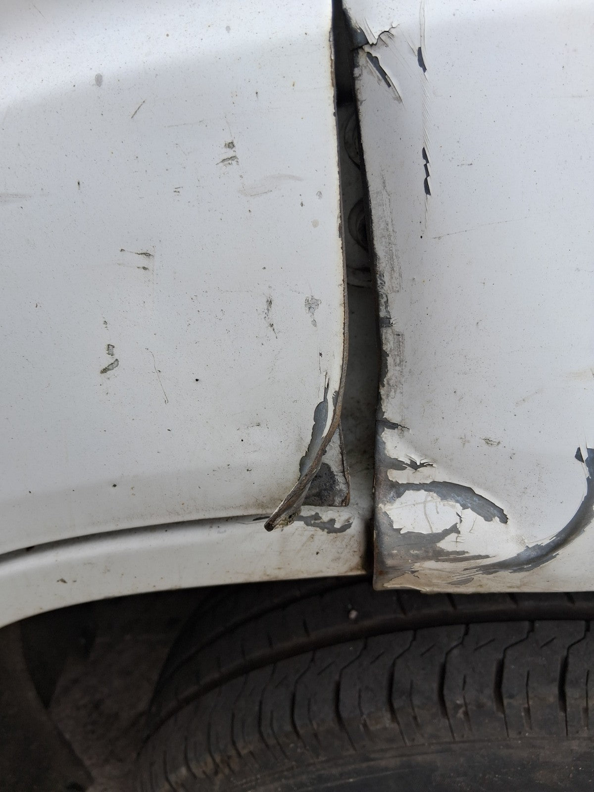2014 CITROEN RELAY MK3 OSF DRIVER SIDE FRONT BARE DOOR WHITE DAMAGED