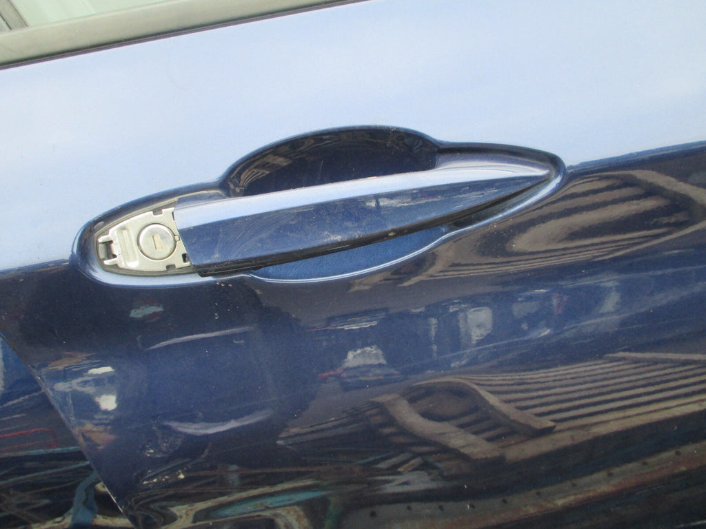 BMW X1 2018 F48 OSF DRIVER FRONT DOOR EXTERIOR HANDLE MEDITERRANEAN BLUE C10