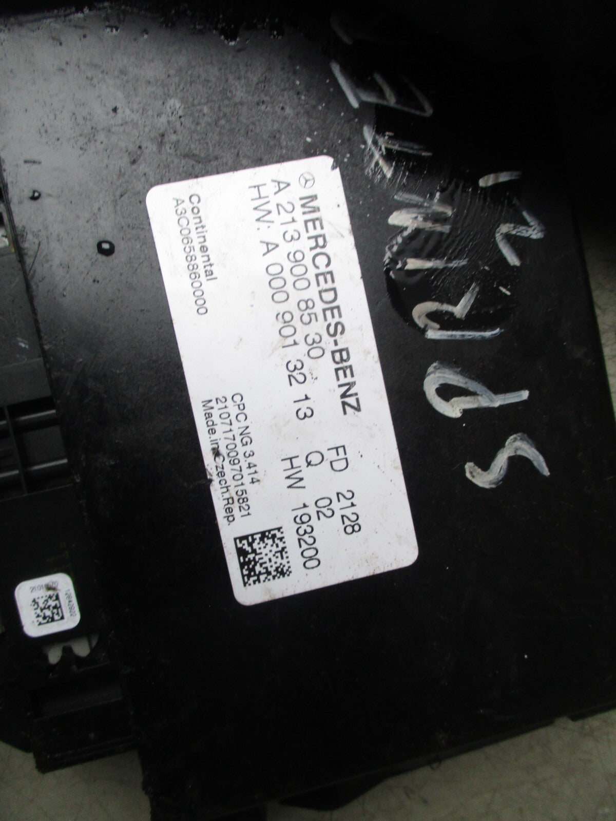 2021 MERCEDES BENZ W907 SPRINTER GEARBOX CONTROL MODULE A2139008530