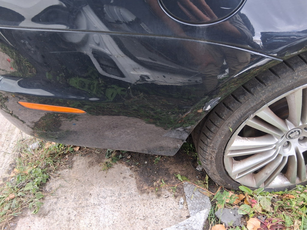 2012 JAGUAR XJ X351 COMPLETE REAR BUMPER WITH SENSORS MIDNIGHT BLACK MET PEF
