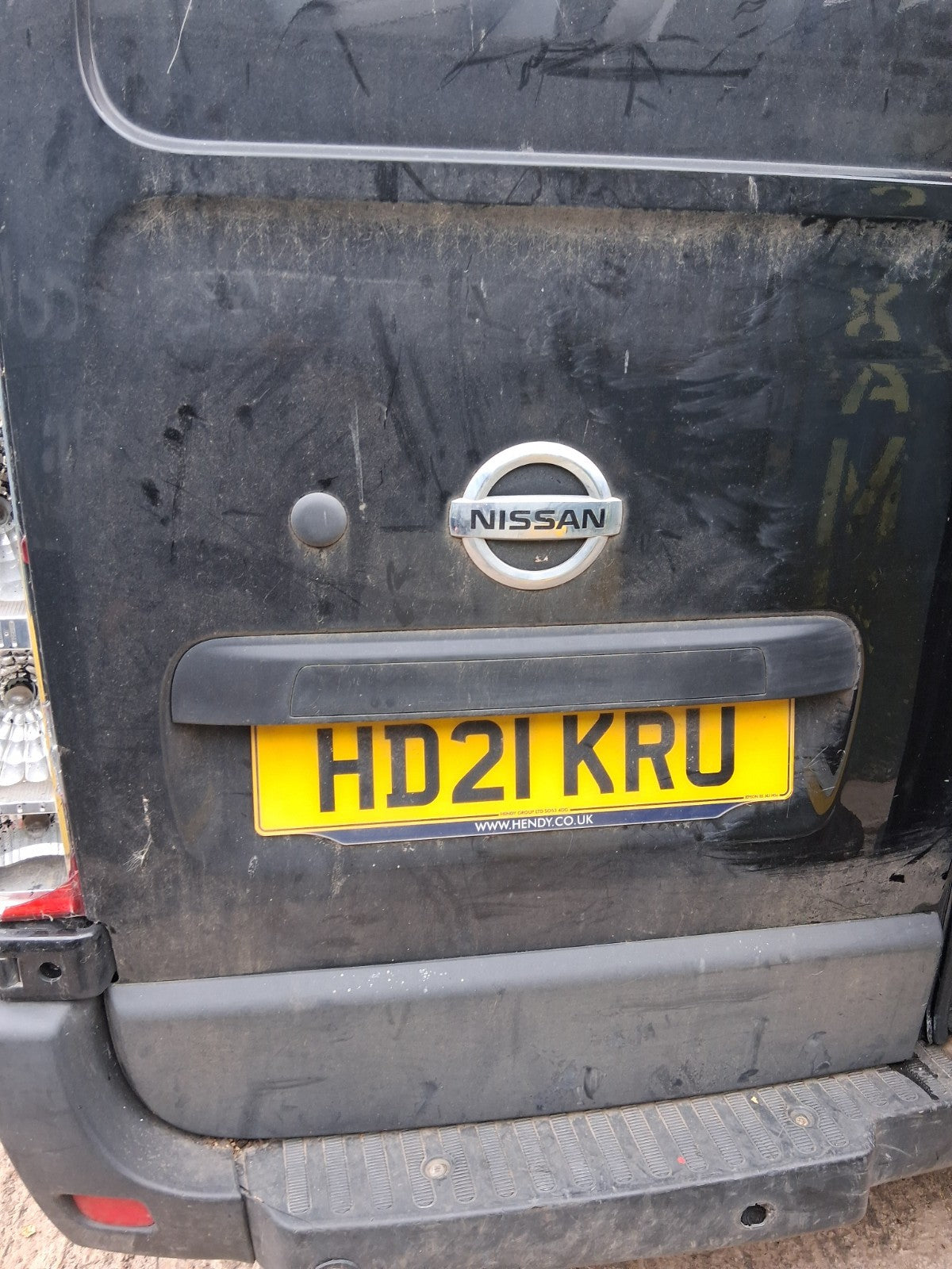 2021 NISSAN NV400 MK1 NSR PASSENGER SIDE REAR LEFT COMPLETE DOOR BLACK