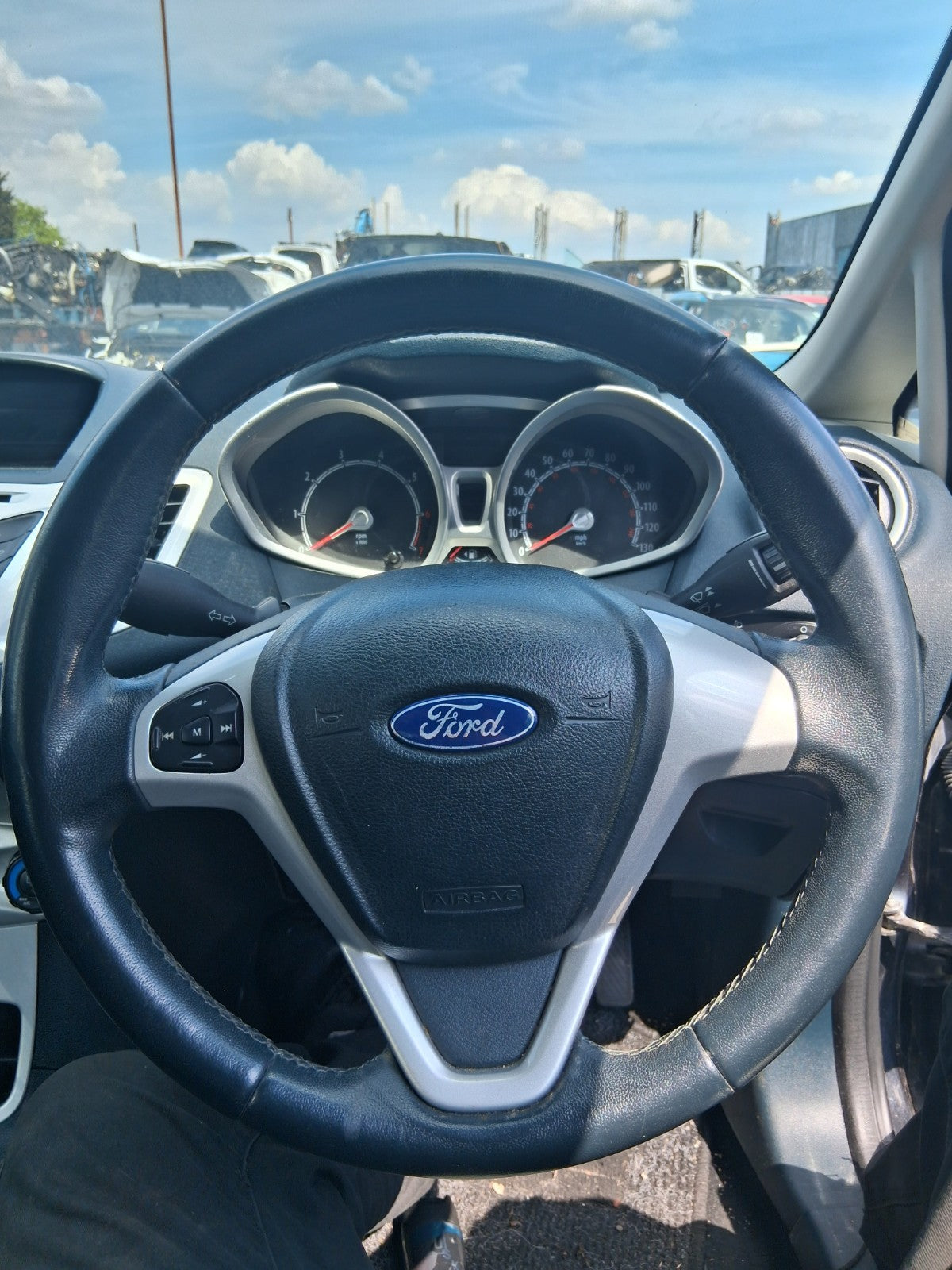 2012 FORD FIESTA MK7 MULTIFUNCTIONAL STEERING WHEEL ONLY