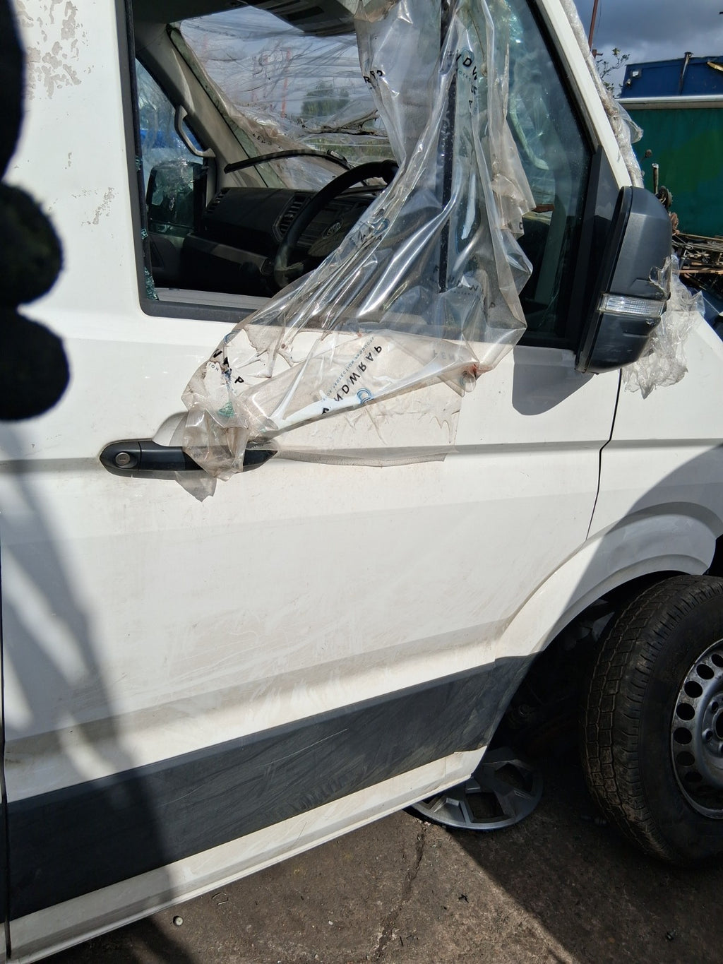 2022 VW VOLKSWAGEN CRAFTER MK2 OSF DRIVER FRONT RIGHT BARE DOOR