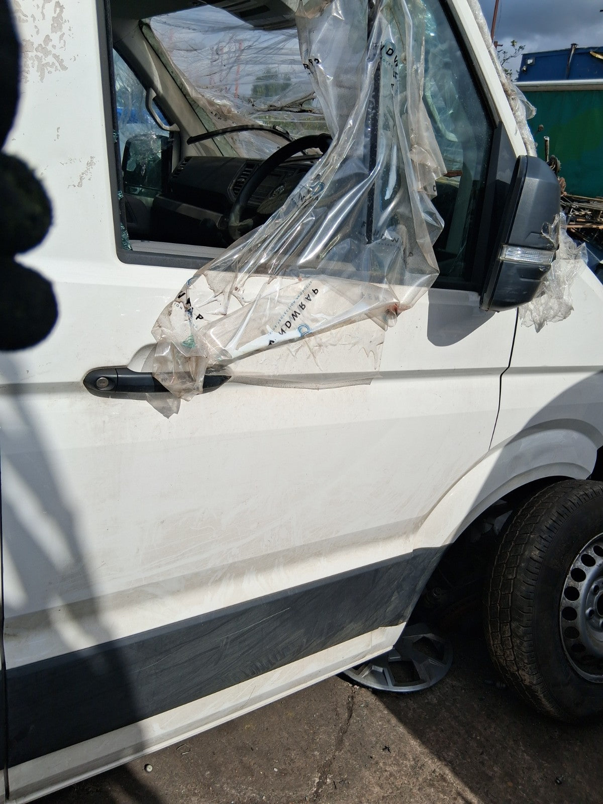2022 VW VOLKSWAGEN CRAFTER MK2 OSF DRIVER FRONT RIGHT BARE DOOR