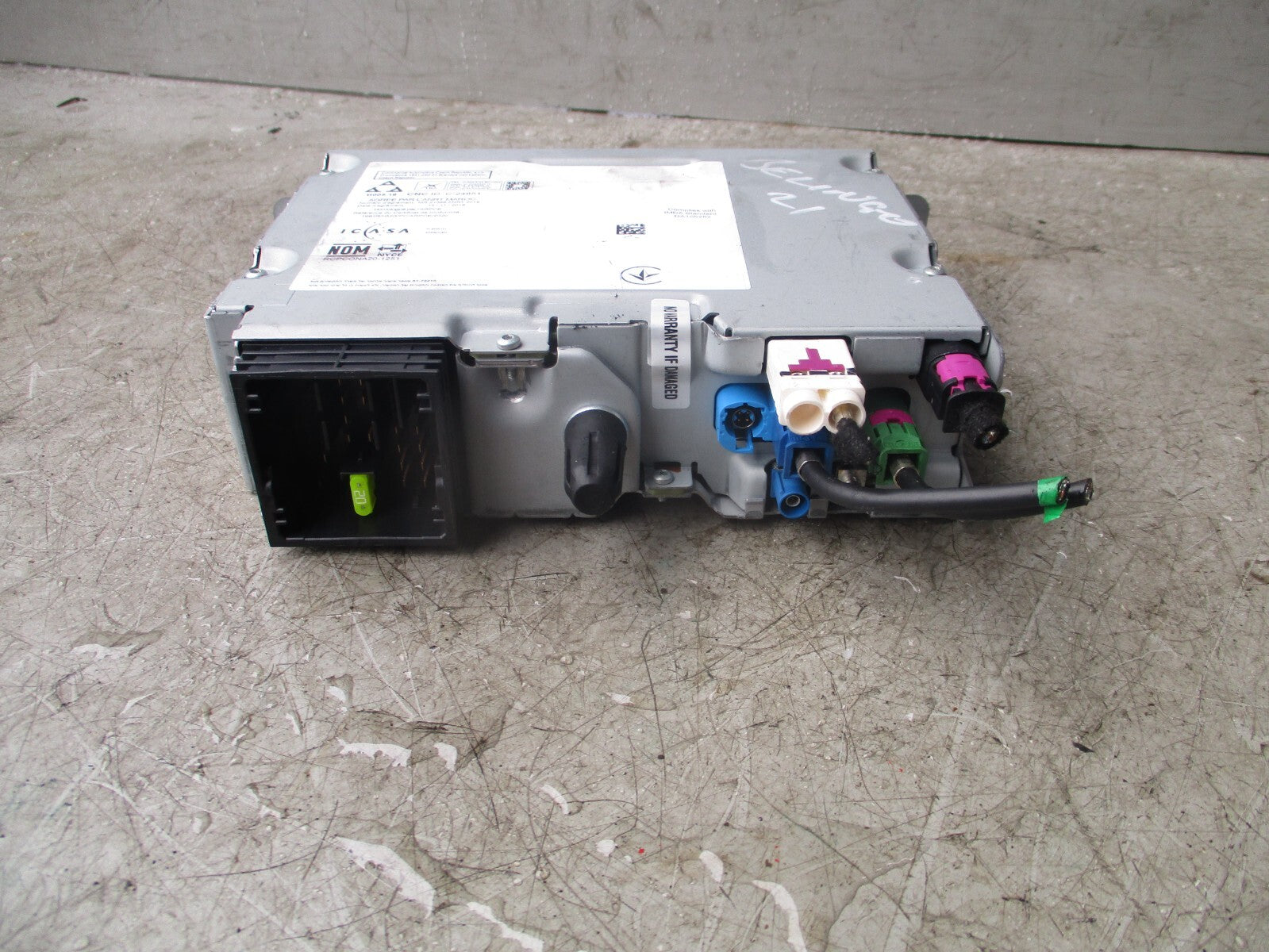 2021 CITROEN BERLINGO RADIO SAT NAV HEAD UNIT 9839633680