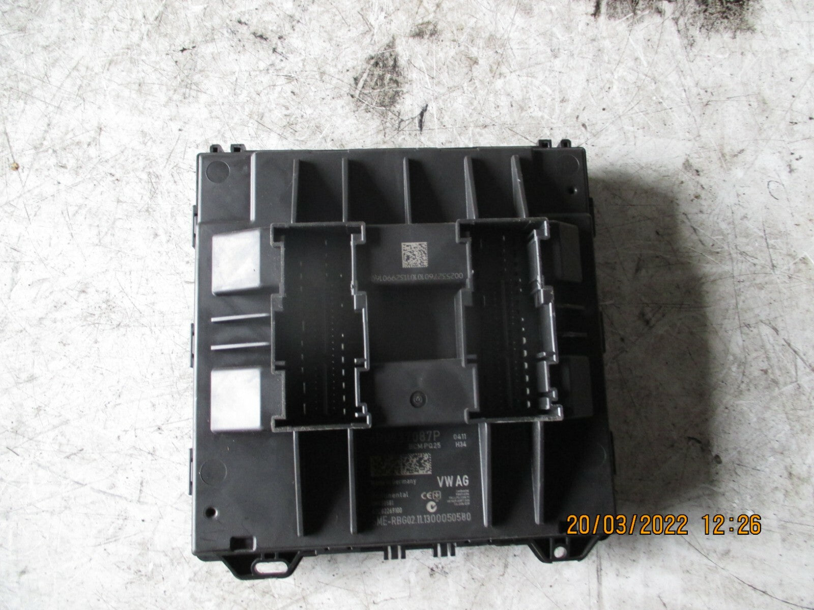 VOLKSWAGEN POLO 2014 MK5 6R BODY CONTROL MODULE 6R0937087