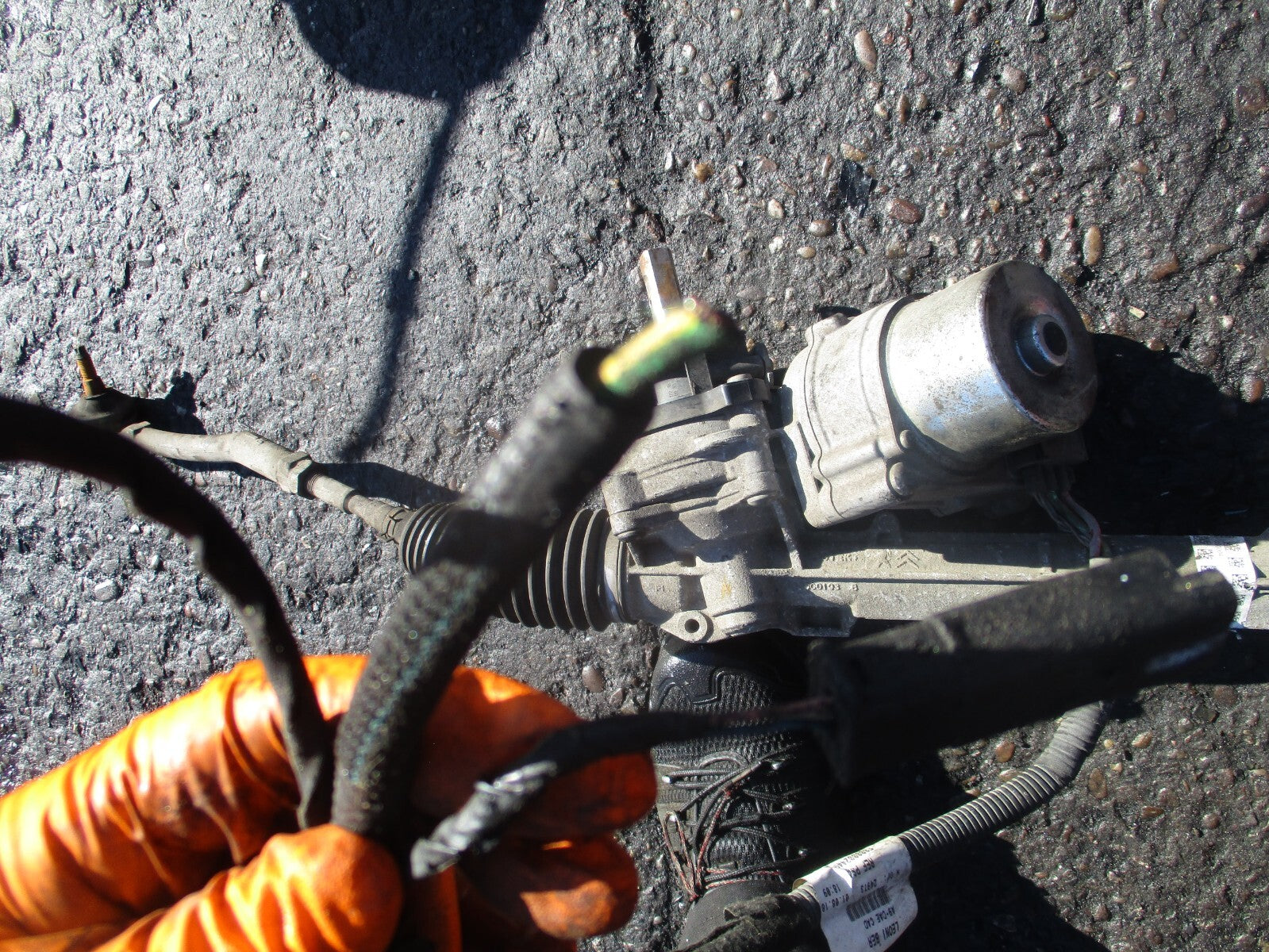 VAUXHALL PEUGEOT CITROEN 2018 1.2 PETROL POWER STEERING RACK 6700003931A