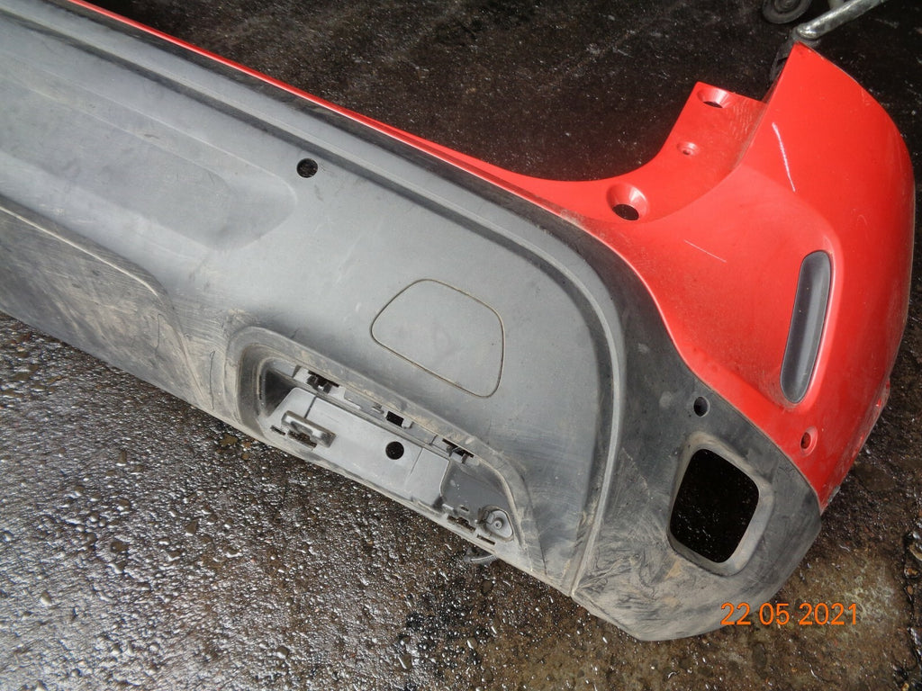 CITROEN C5 AIRCROSS 2019 REAR BACK PLASTIC BUMPER IN RED WITH SOME TRIMS