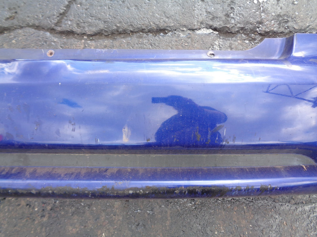 VAUXHALL ASTRA G MK4 COUPE 2003 REAR BACK BUMPER LOWER GRILL METALLIC BLUE