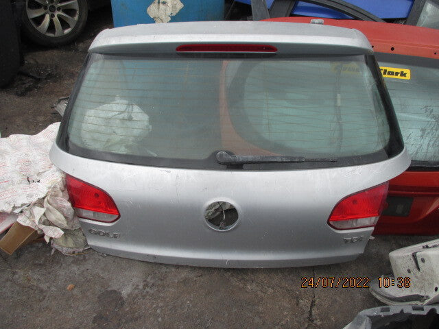 VW VOLKSWAGEN GOLF MK6 2009 REAR BOOTLID TAILGATE SILVER