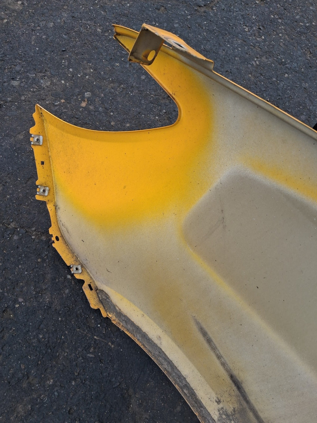 2019 MERCEDES SPRINTER W907 OSF DRIVER SIDE FRONT RIGHT WING PANEL ORANGE