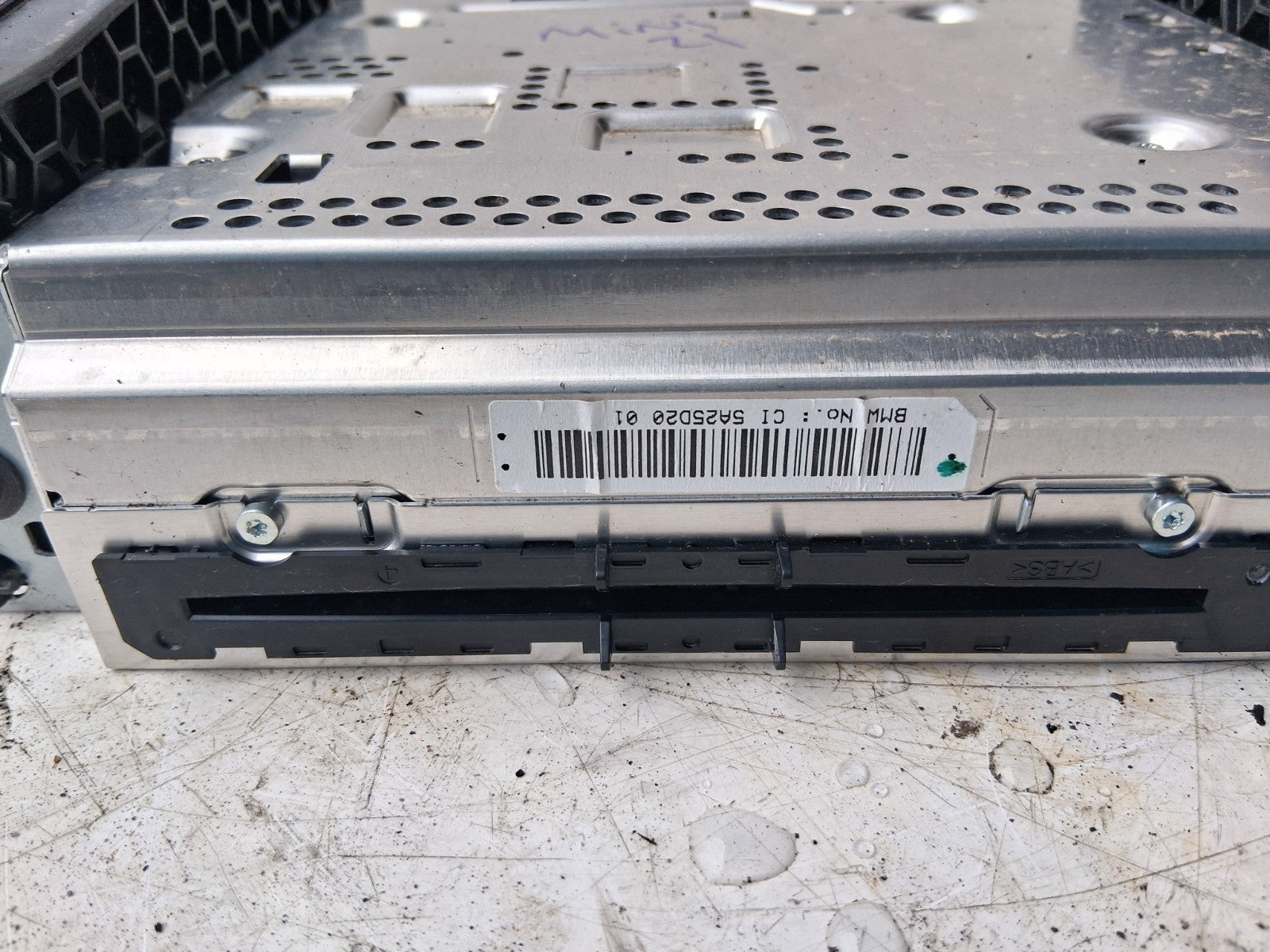 2021 BMW MINI COUNTRYMAN F60 RADIO STEREO MULTIMEDIA CD HEAD UNIT 5A25D20
