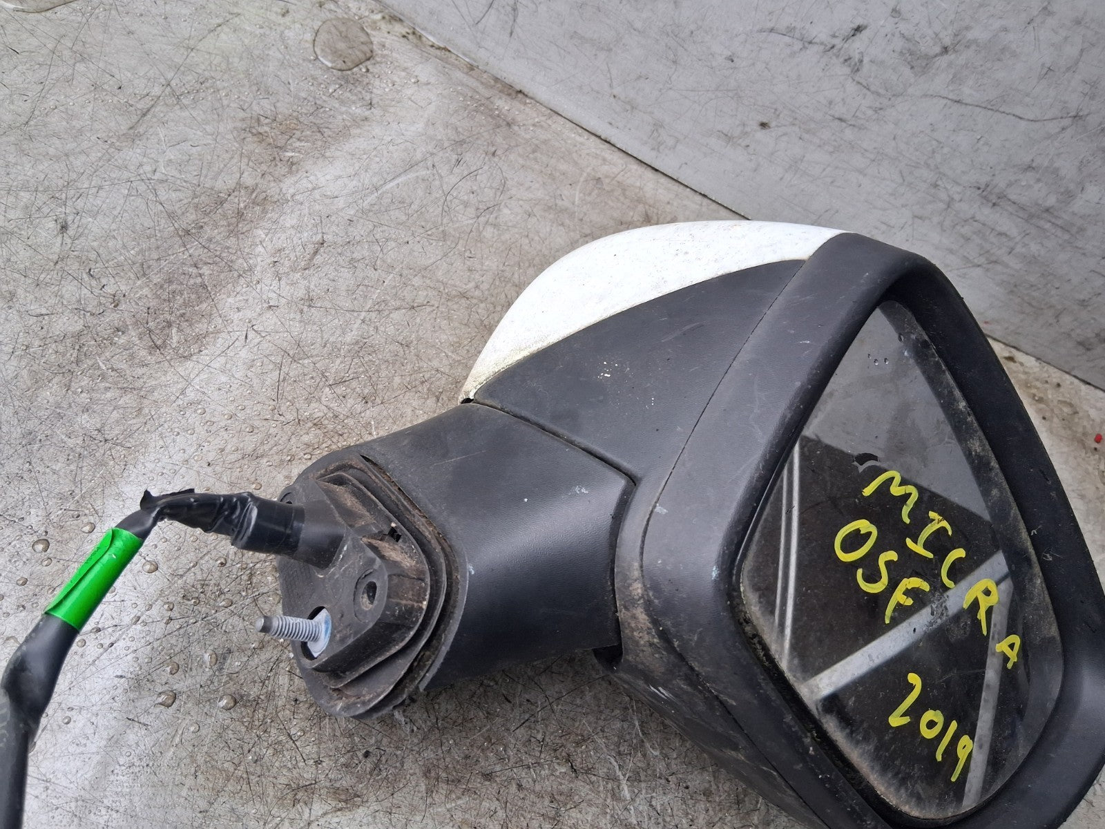 2019 NISSAN MICRA MK5 K14 OSF DRIVER SIDE FRONT RIGHT WING MIRROR WHITE