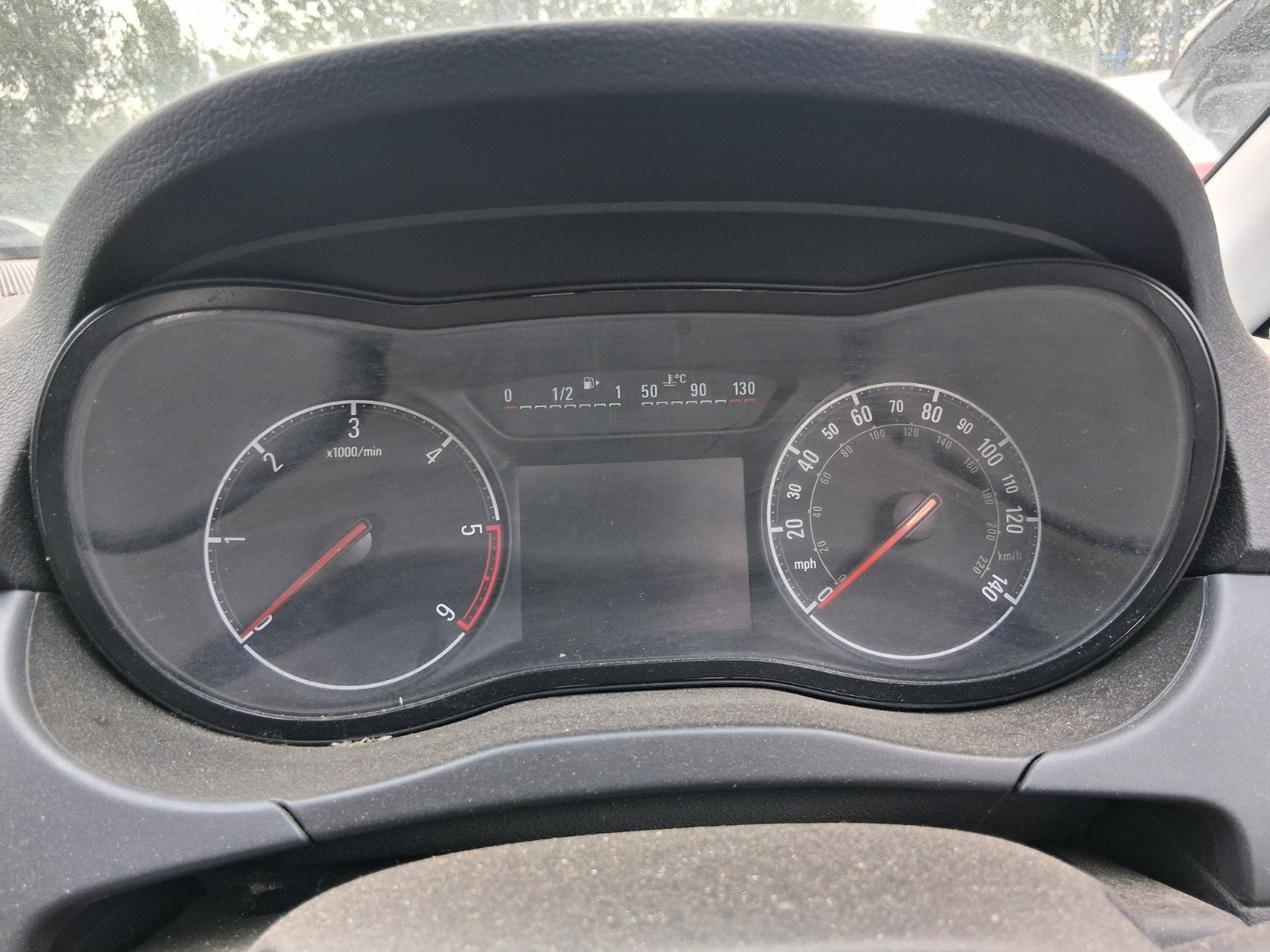 2017 VAUXHALL CORSA E 1.2 DIESEL SPEEDO SPEEDOMETER INSTRUMENT CLUSTER