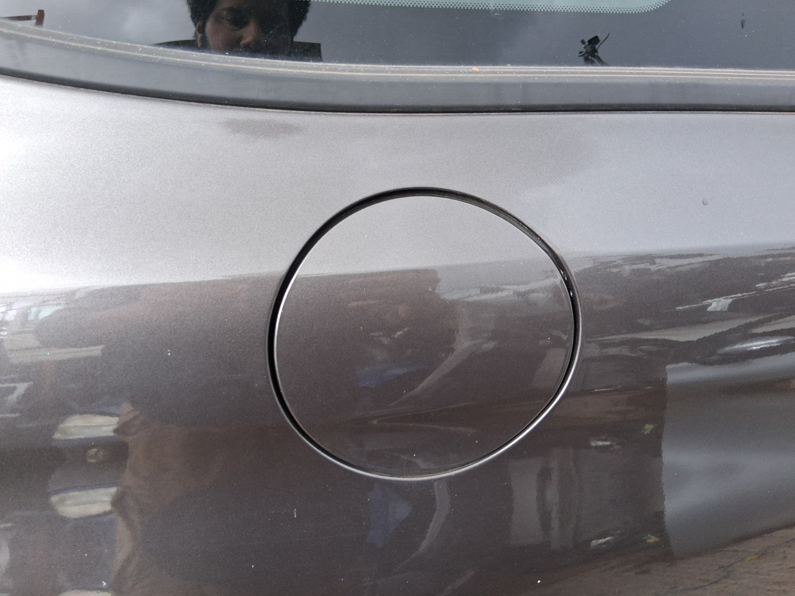 2015 PEUGEOT 308 MK2 ESTATE FUEL FLAP LID COVER GREY MOKA KKS