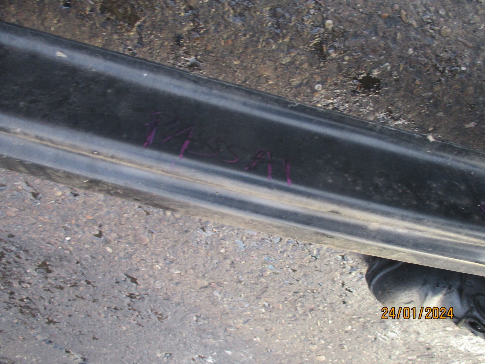 VW VOLKSWAGEN PASSAT B6 SALOON 2008 REAR BUMPER CRASH REINFORCEMENT BAR