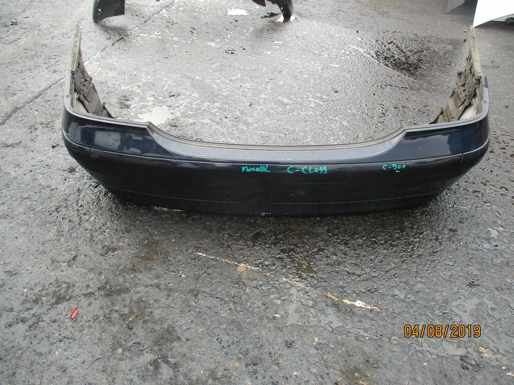 MERCEDES C CLASS W203 REAR COMPLETE BUMPER DARK BLUE 359