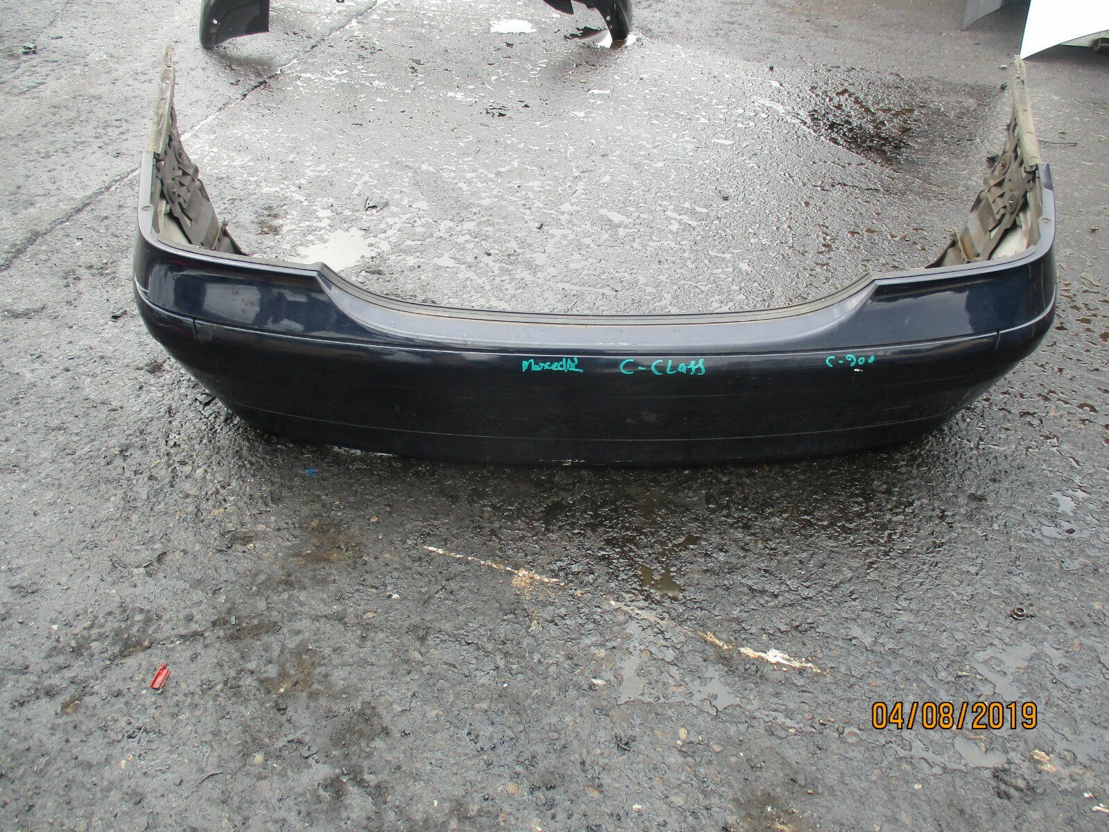 MERCEDES C CLASS W203 REAR COMPLETE BUMPER DARK BLUE 359