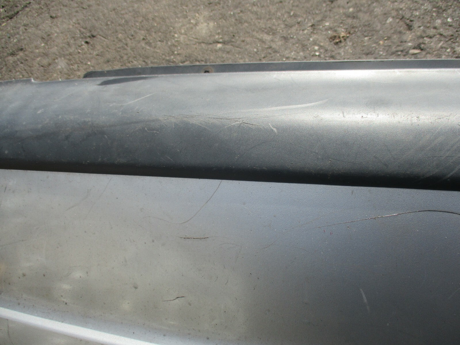 CHEVROLET MATIZ 2003 REAR BUMPER SILVER