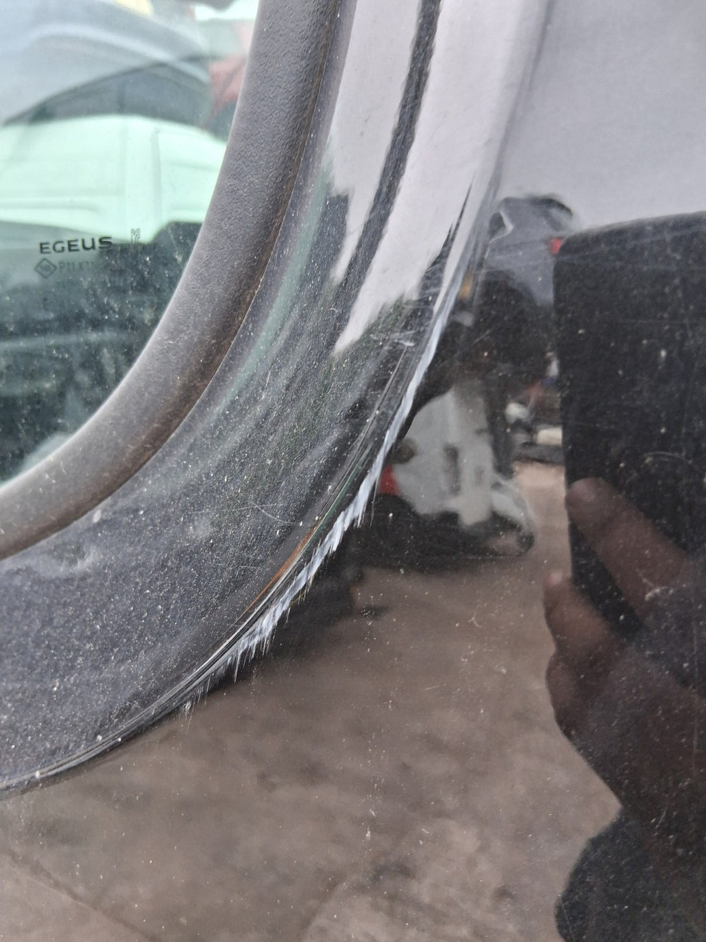 2021 NISSAN NV400 MK1 NSF PASSENGER SIDE FRONT LEFT BARE DOOR BLACK