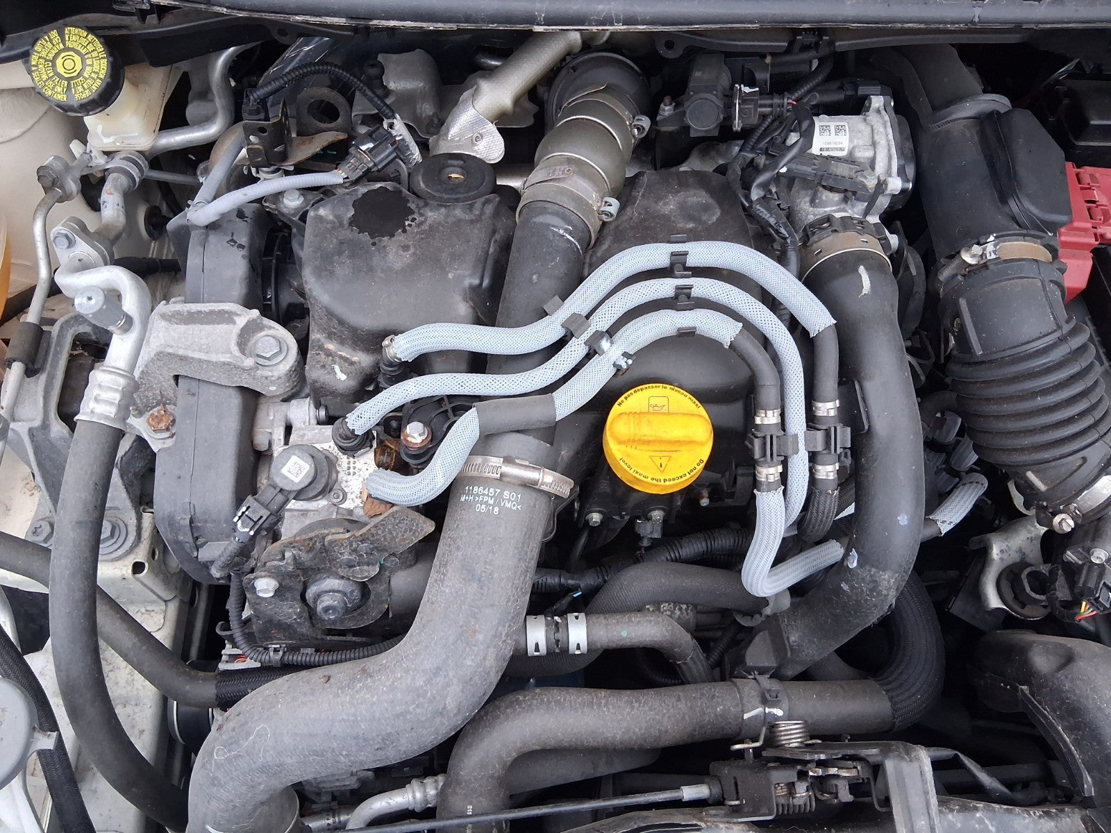 2018 NISSAN MICRA K14 1.5 DIESEL BARE ENGINE WITH INJECTORS PUMP K9K 17K MILES