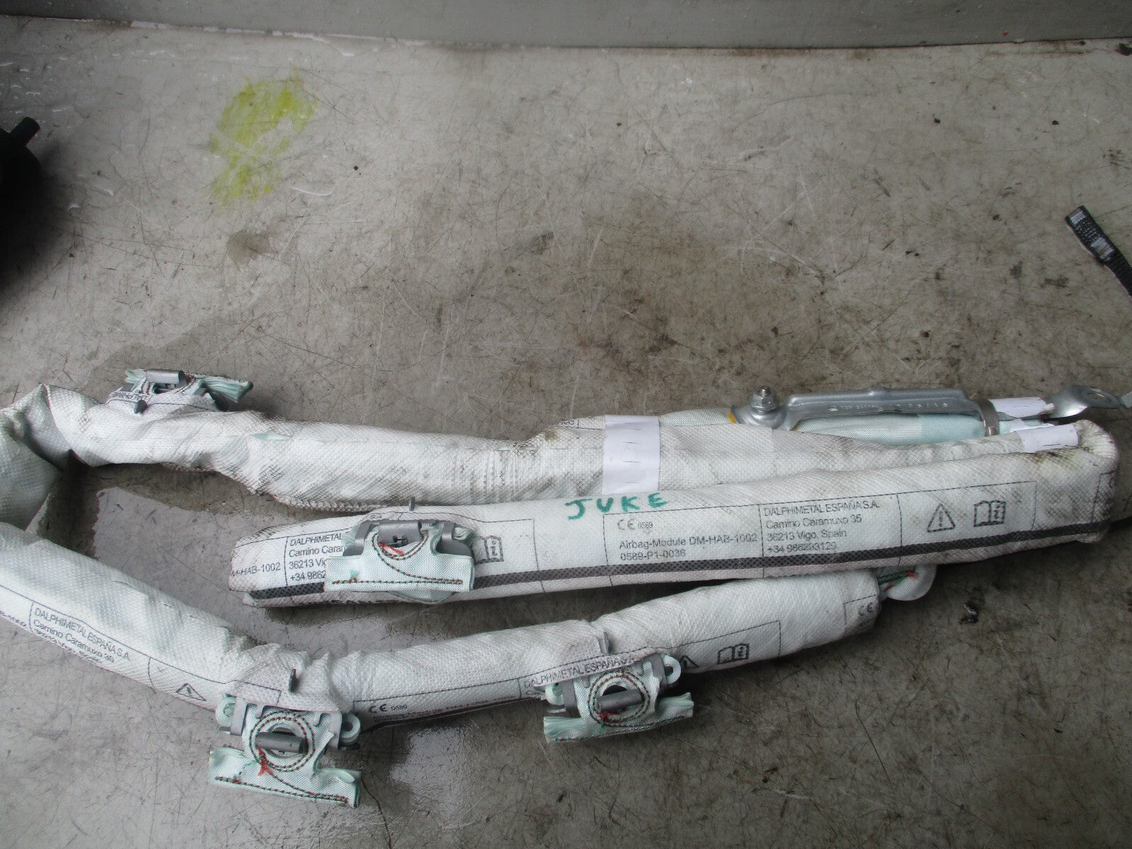 NISSAN JUKE F16 OSF DRIVING SIDE FRONT AIR BAG CURTAIN SRS DMHAB1002