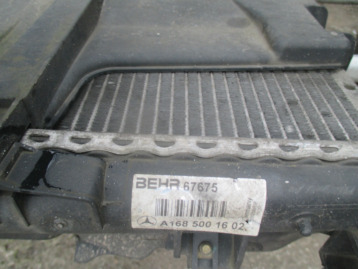 MERCEDES A CLASS W168 A160 1.6 RADIATOR RAD PACK FAN MOTOR AC 1685000193    RP51