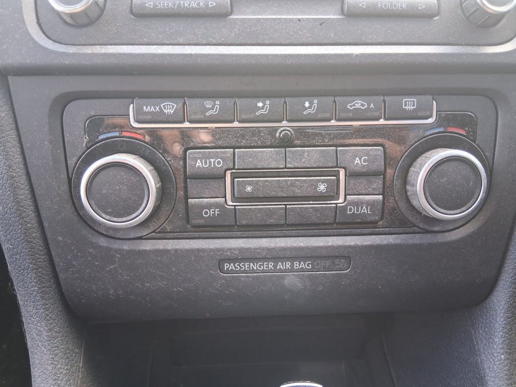 2012 VW VOLKSWAGEN GOLF MK6 HEATER AC CLIMATE CONTROL SWITCH PANEL