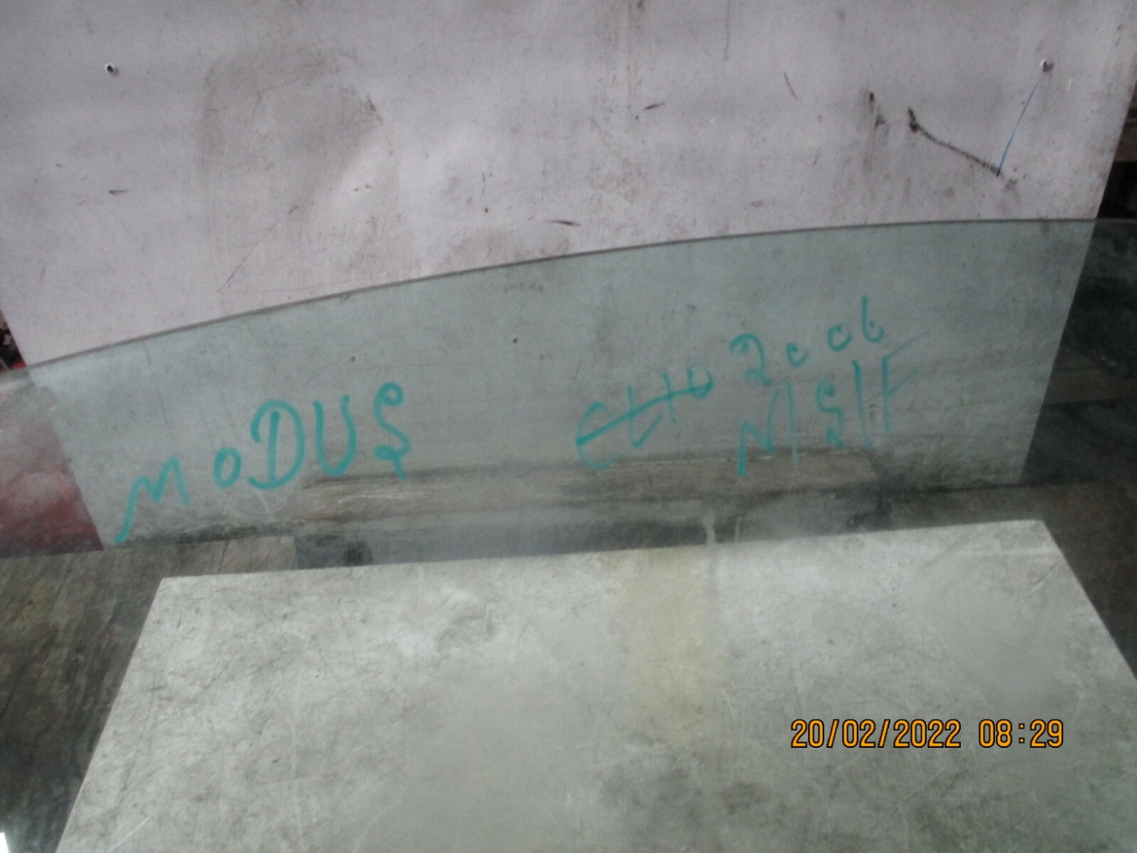 RENAULT MODUS 2006 NSF FRONT PASSENGER SIDE WINDOW GLASS