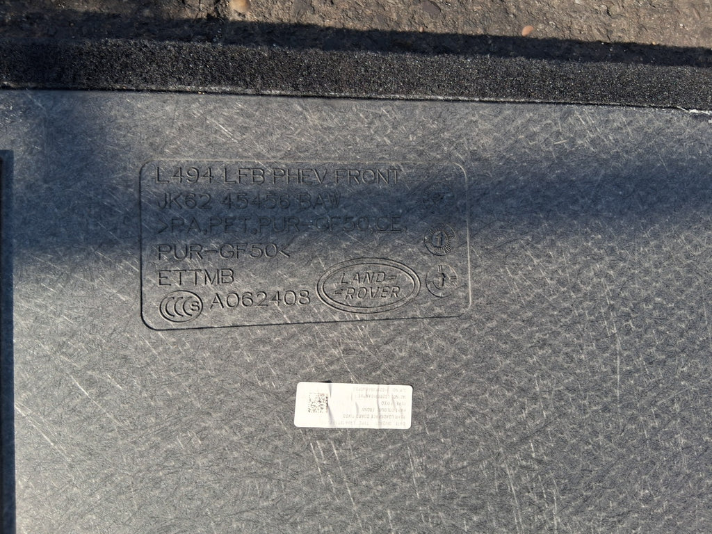 2021 LAND ROVER RANGE ROVER L494 REAR BOOT LINER FLOOR JK6245456BAW