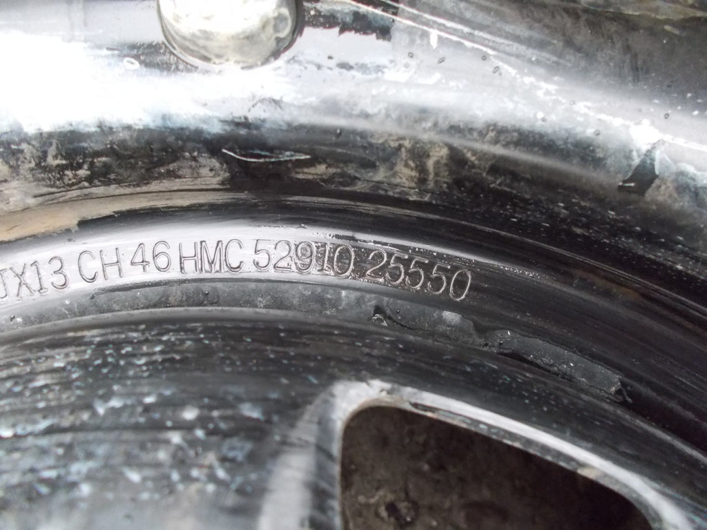HYUNDAI HANKOOK 4 STUD 13 INCH STEEL WHEEL 175/70 R13 175/70 R13 5291025550