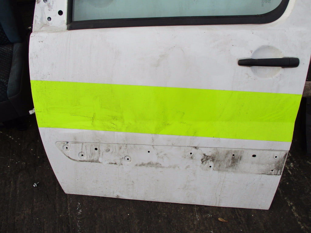 FIAT SCUDO 270 2014 NSF PASSENGER SIDE FRONT DOOR GLASS HANDLE CARD REG WHITE