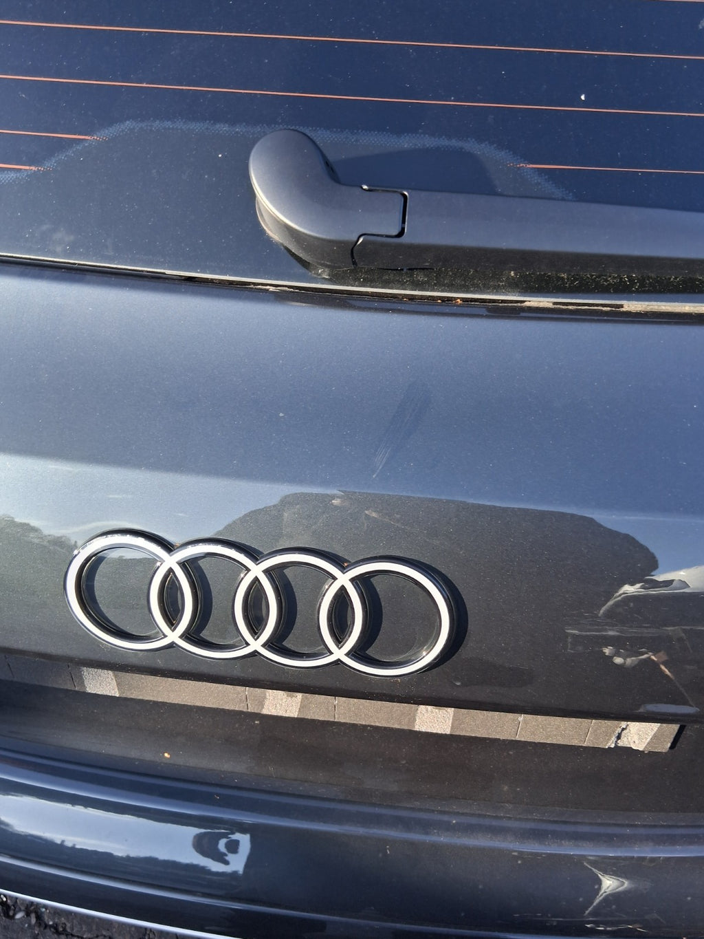2025 AUDI A3 8Y HATCHBACK FACELIFT REAR BOOTLID TAILGATE BOOT BARE GREY LX7L