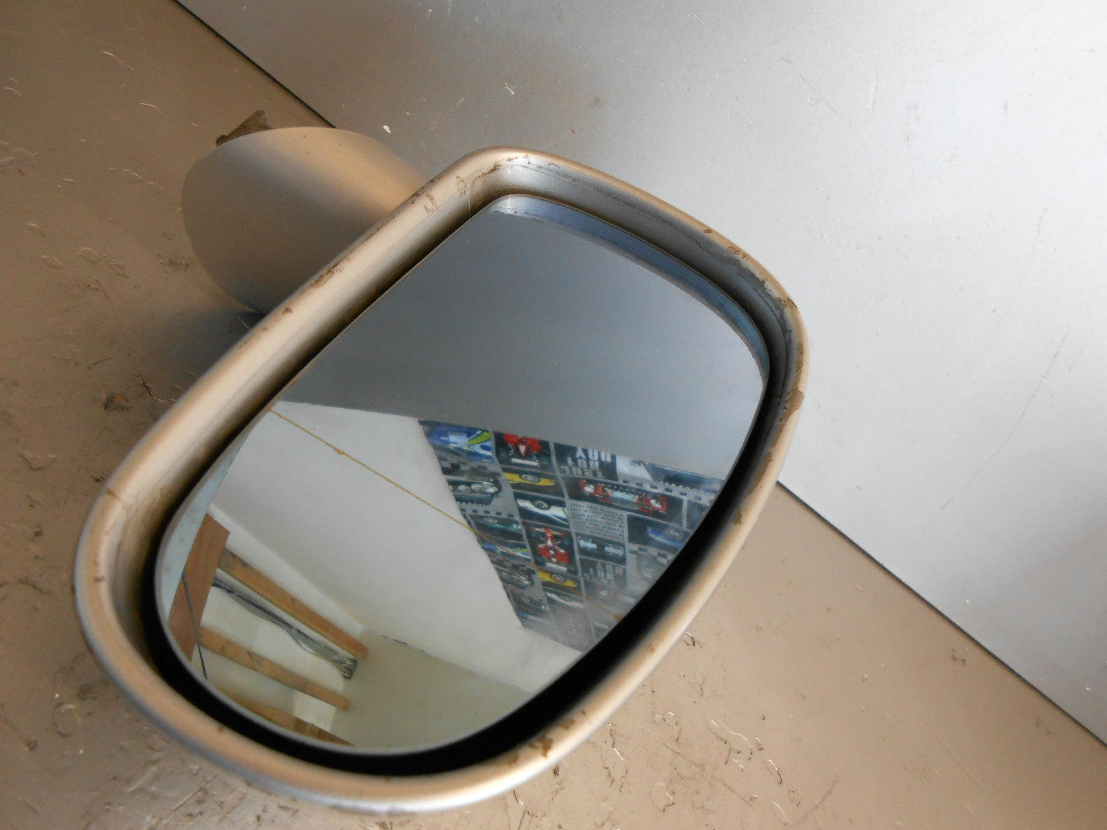AUDI TT 8N 2001 OS DRIVER SIDE ELECTRIC DOOR WING MIRROR SILVER LY7W
