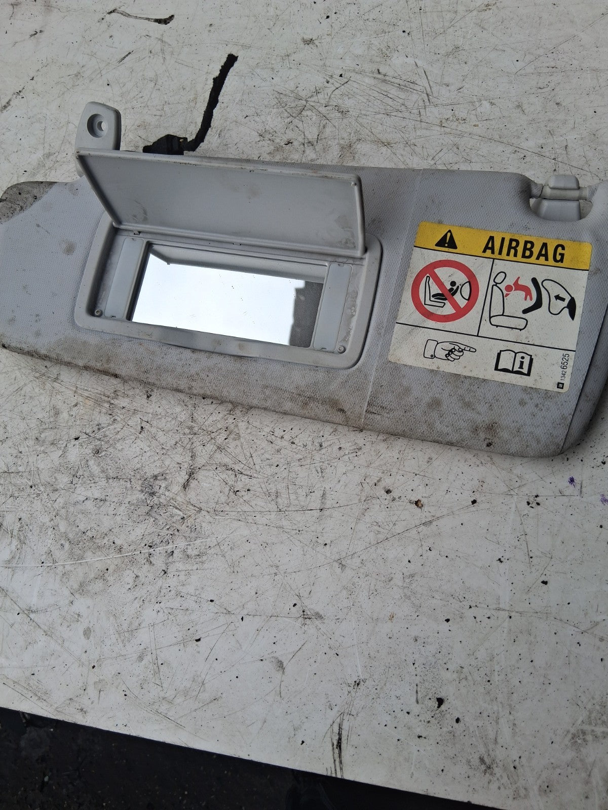 2015 VAUXHALL ADAM SUN VISOR