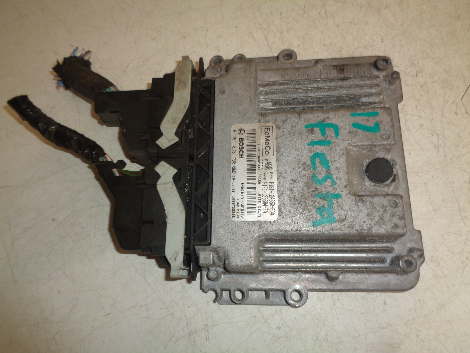 FORD FIESTA MK7 2017 1.5 DIESEL ECU ENGINE CONTROL MODULE UNIT F1B112A650BDA