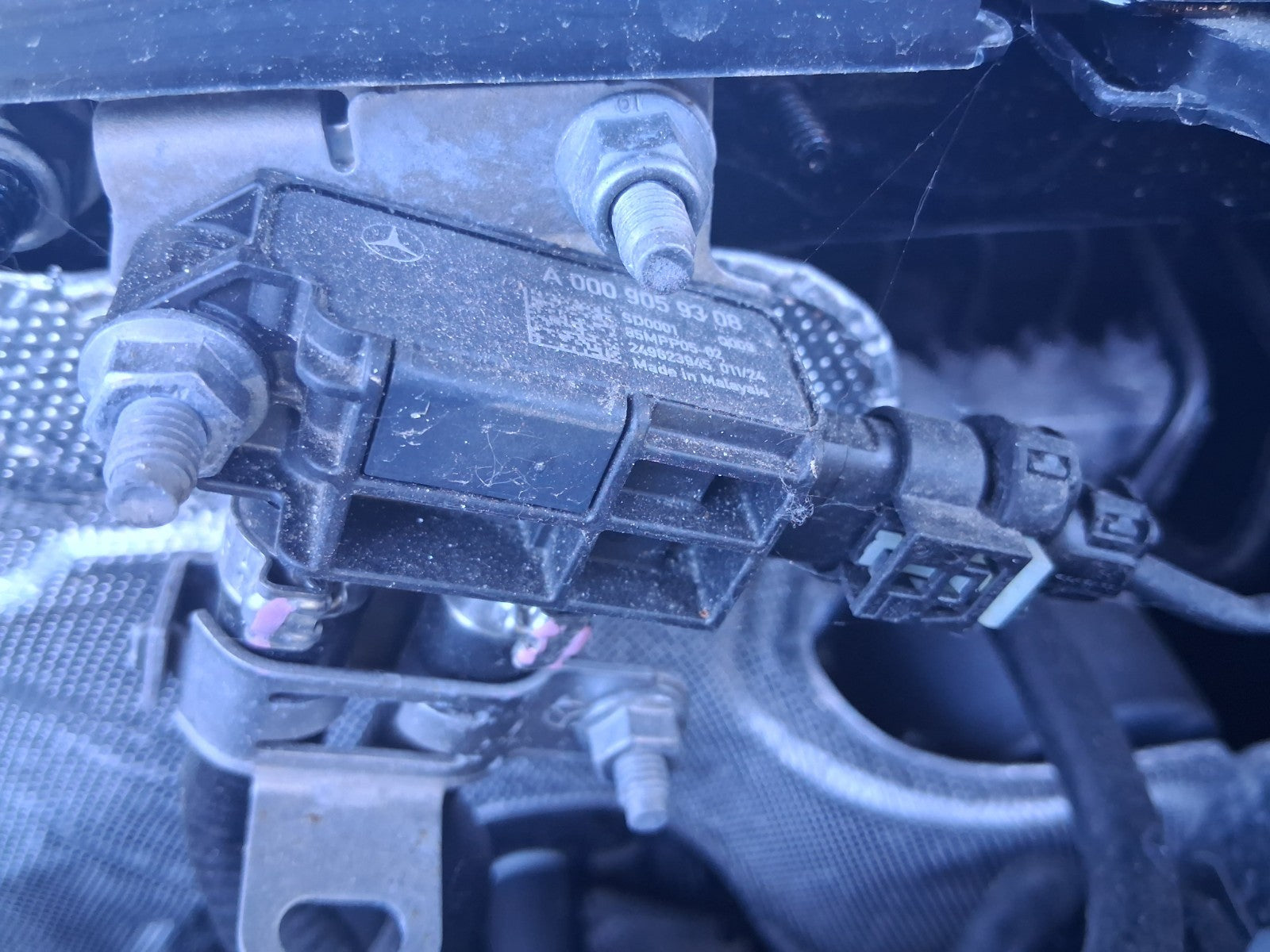 2023 MERCEDES A CLASS W177 PETROL ENGINE EXHAUST PRESSURE SENSOR A0009059308