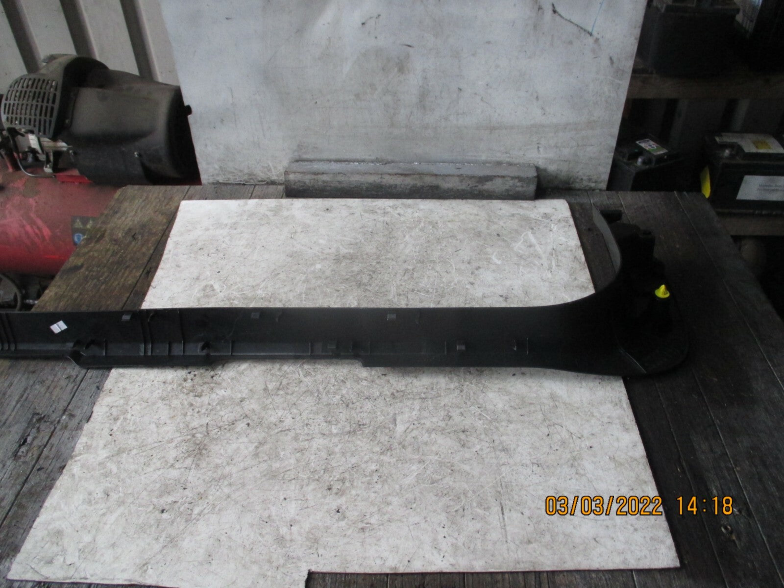 FORD FIESTA 2019 MK8 OS DRIVER SIDE RIGHT SILL TRIM PANEL COVER H1BB-B13208-ABW