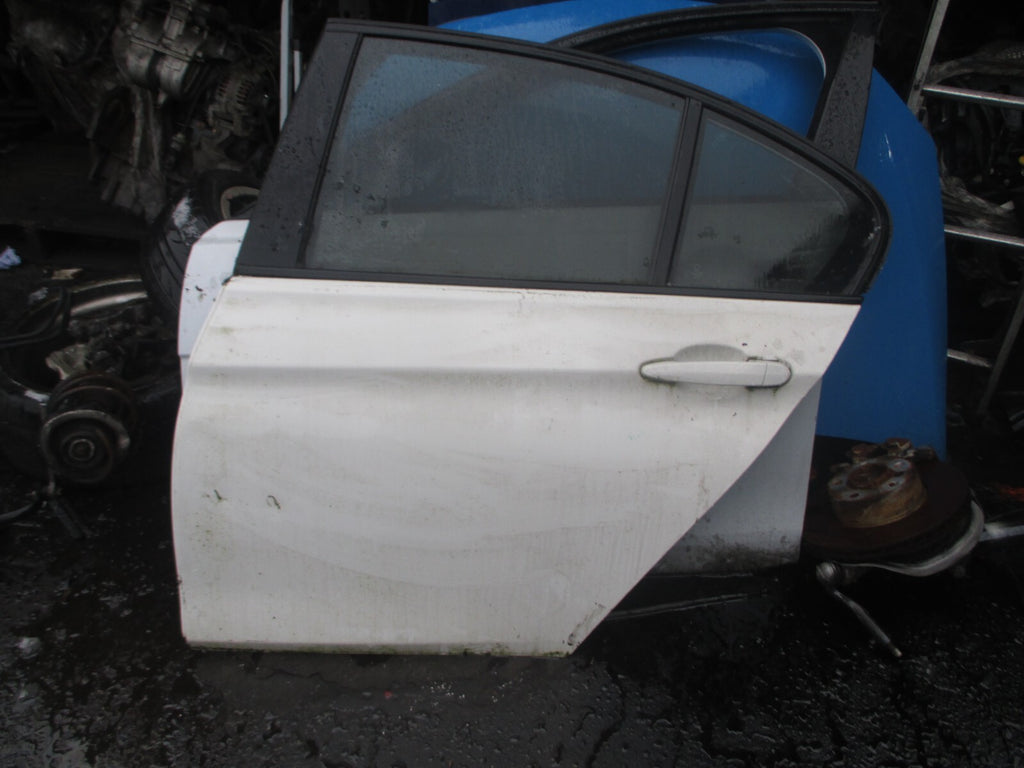 BMW 3 SERIES F30 2018 NSR PASSENGER SIDE REAR COMPLETE DOOR ALPINE WHITE