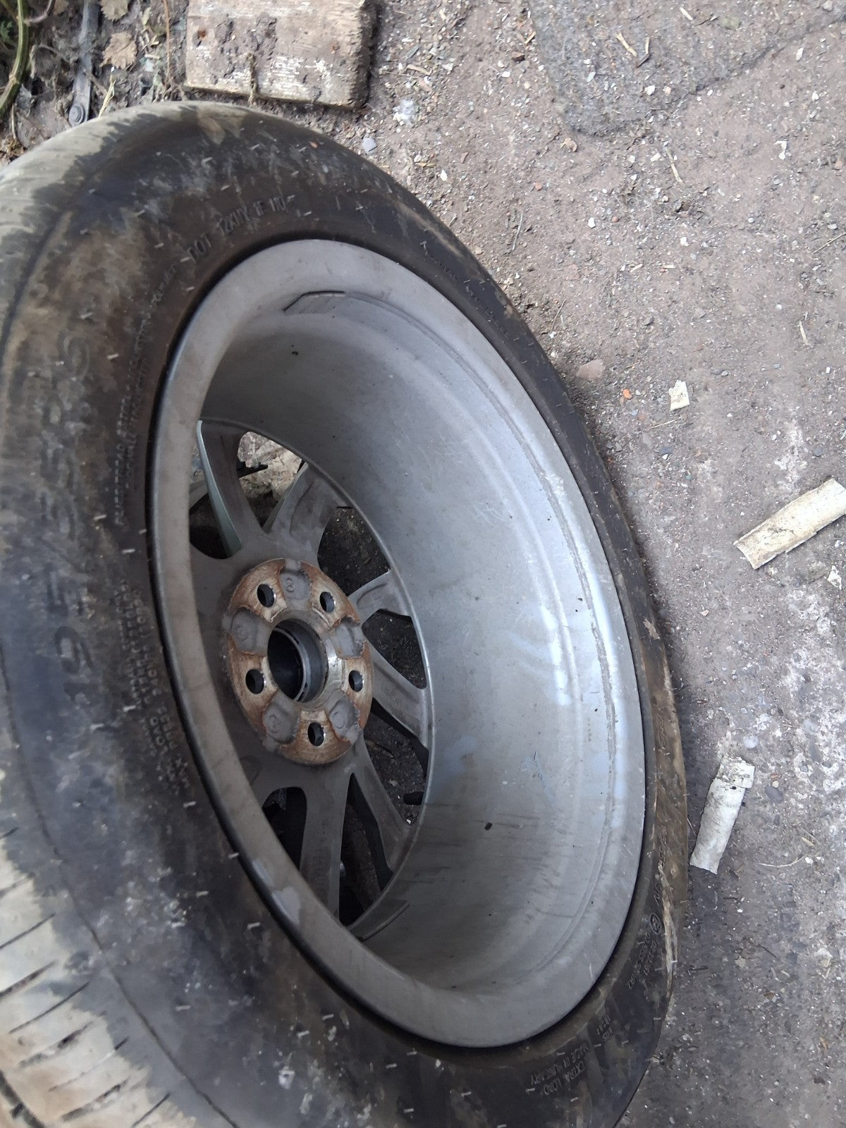 2023 AUDI A1 SPORT MK2 GB 16 INCH ALLOY WHEEL TYRE 195/55R16 REF 2 82A601025B