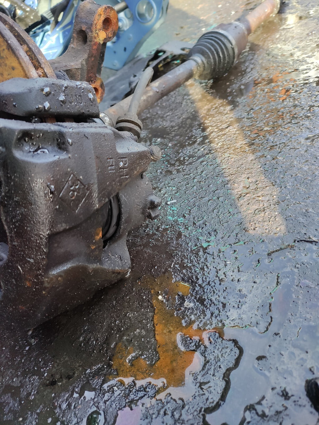 2015 RENAULT MEGANE 1.6 DIESEL OSF DRIVER FRONT HUB & DRIVE SHAFT