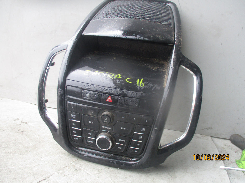 2016 VAUXHALL ZAFIRA C MULTIMEDIA STEREO RADIO CONTROL PANEL  A2C87291100