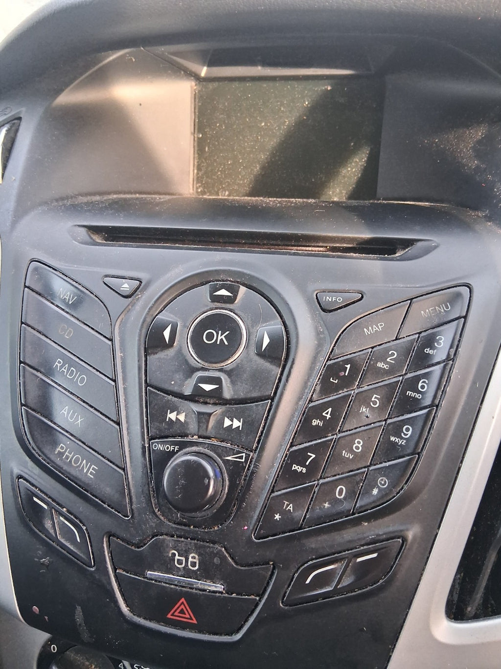2013 FORD FOCUS MK3 HATCHBACK FRONT RADIO MULTIMEDIA SWITCH CONTROL PANEL TRIM