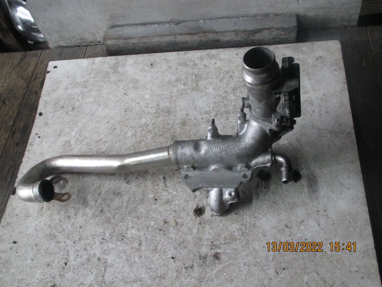 RENAULT SCENIC 2015 MK3 THROTTLE BODY WITH HOUSING PIPE