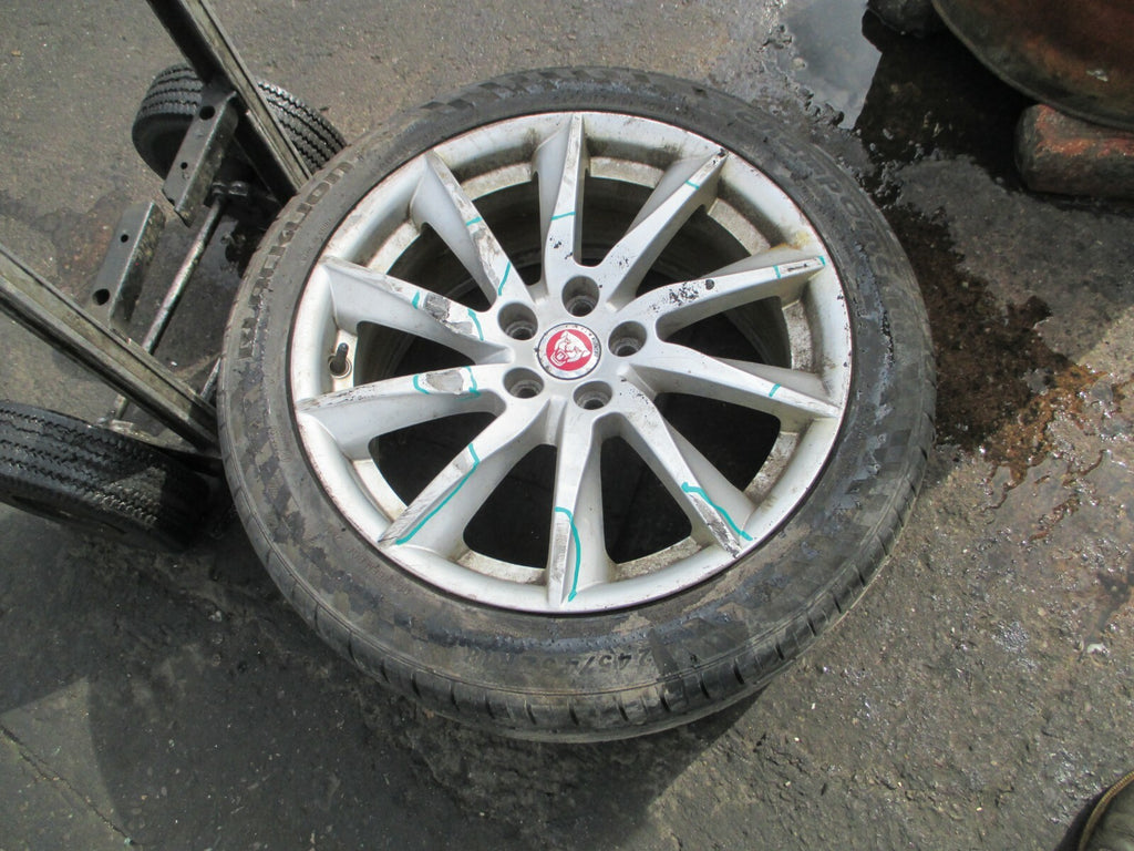 JAGUAR XF FACELIFT 2013 RARE 18 INCH ALLOY WHEEL RIM TYRE 245 45 18 5 STUD    #3