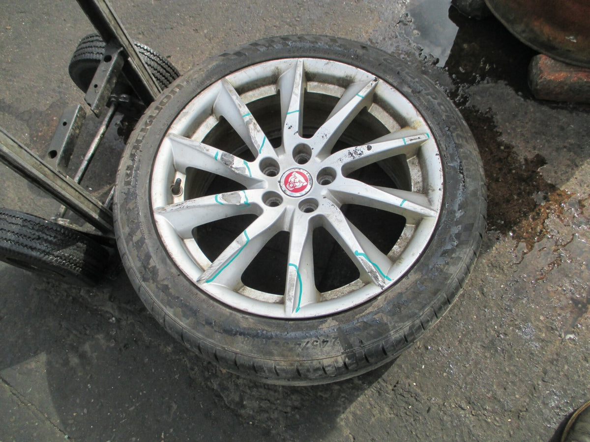 JAGUAR XF FACELIFT 2013 RARE 18 INCH ALLOY WHEEL RIM TYRE 245 45 18 5 STUD    #3
