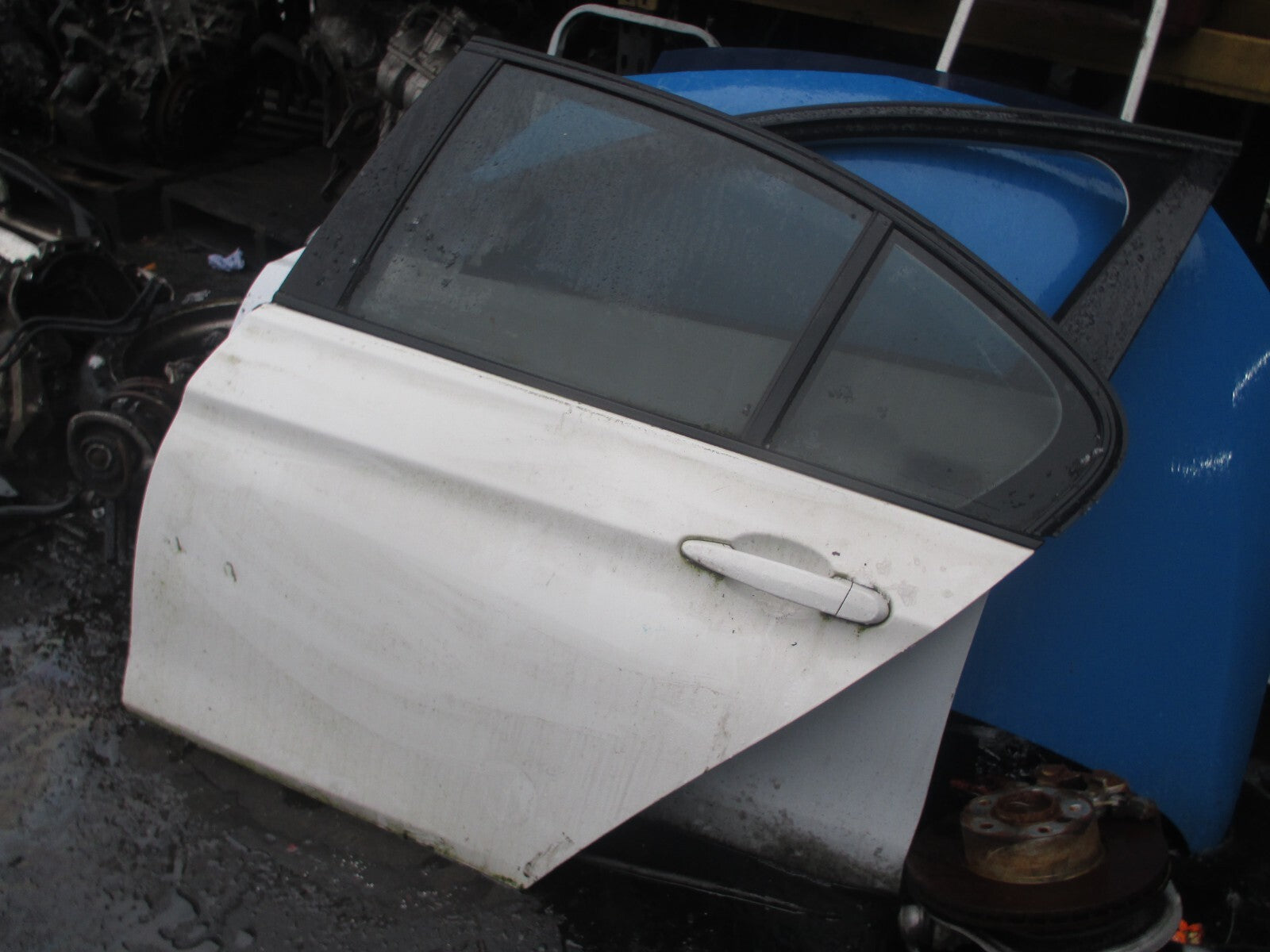 BMW 3 SERIES F30 2018 NSR PASSENGER SIDE REAR COMPLETE DOOR ALPINE WHITE