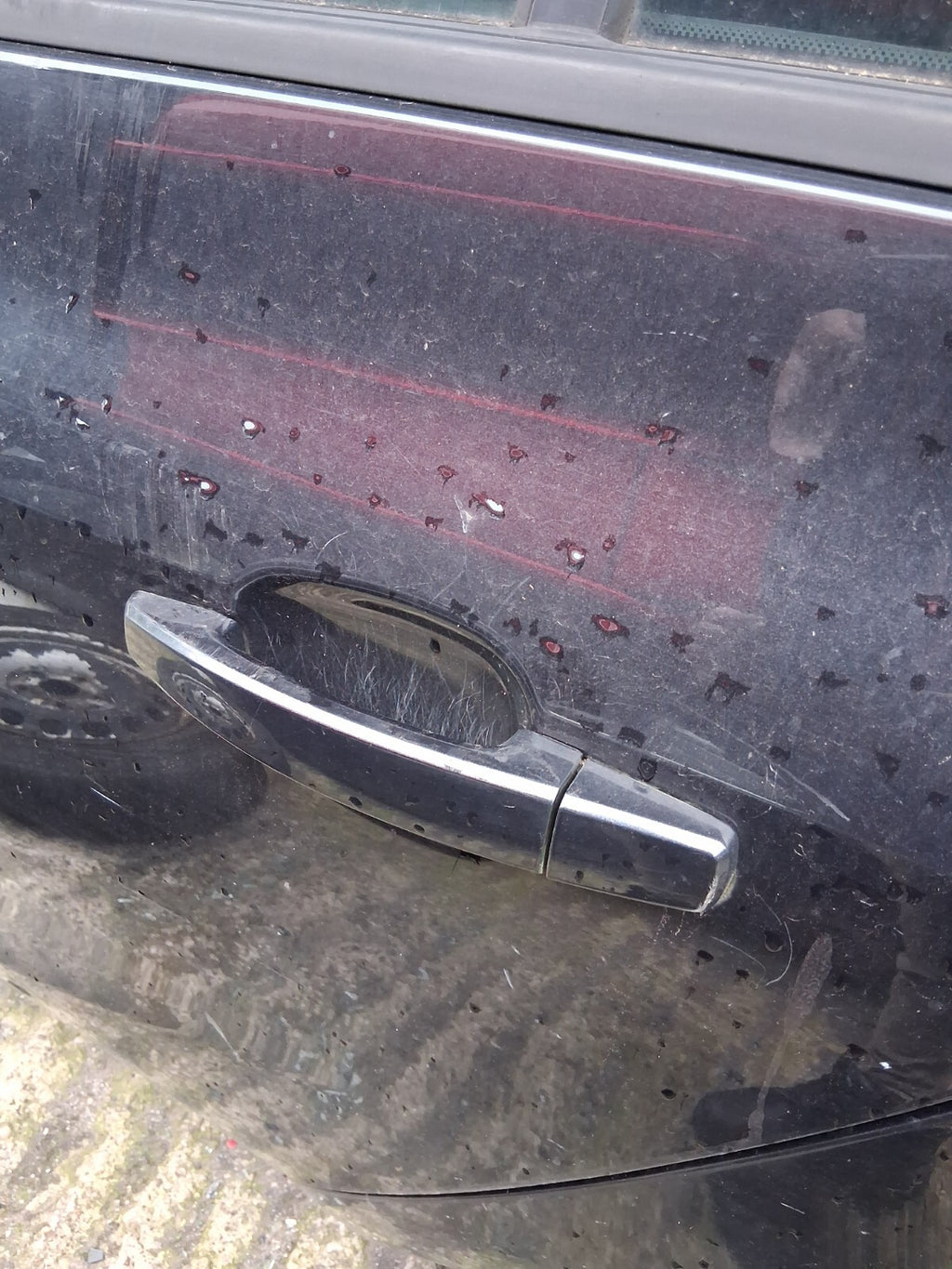 2014 VAUXHALL ZAFIRA TOURER C MK3 NSR PASSENGER SIDE REAR EXTERIOR DOOR HANDLE