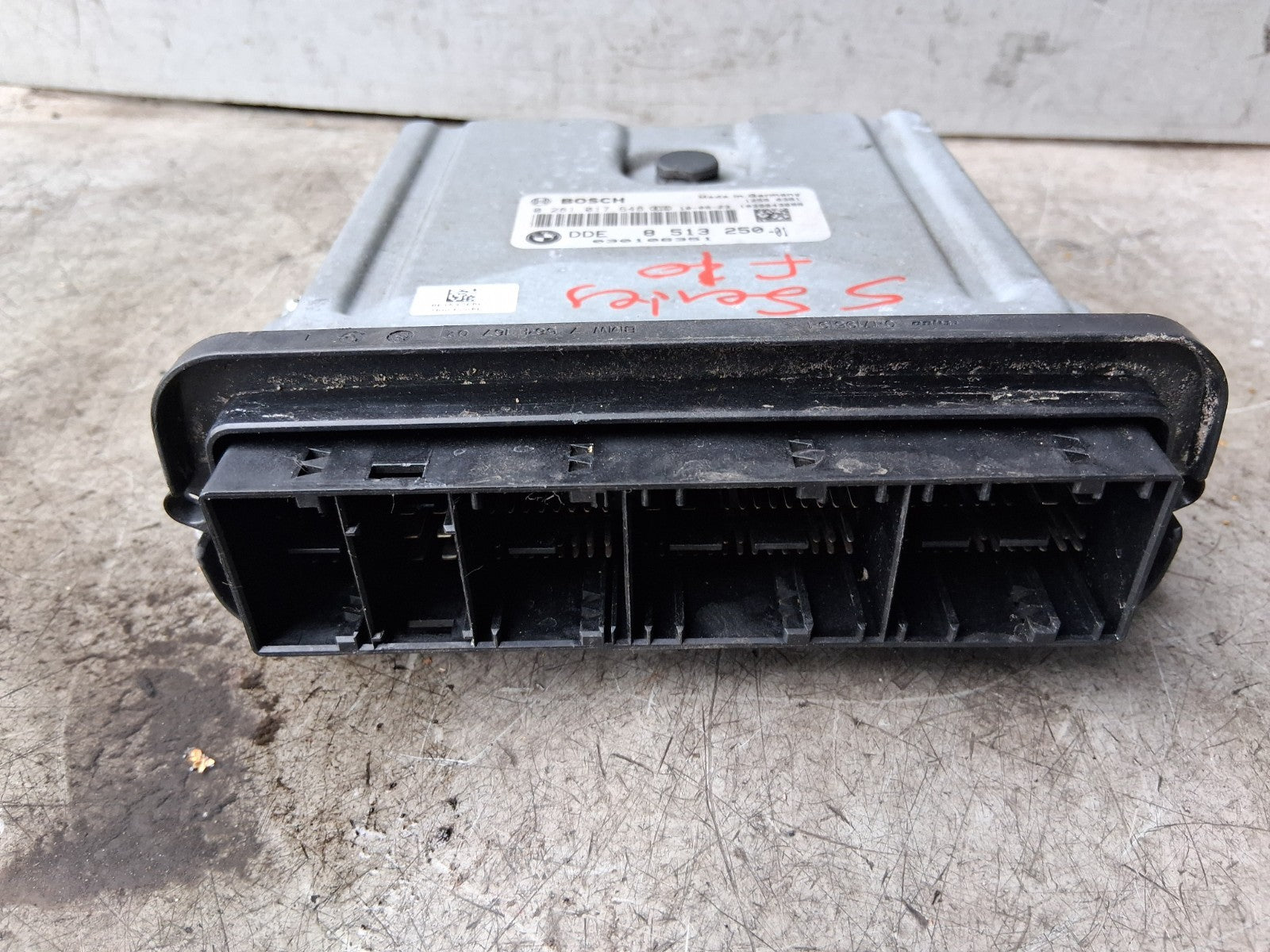 2012 BMW 5 SERIES F10 2.0 DIESEL ECU ENGINE CONTROL UNIT MODULE 0281017648